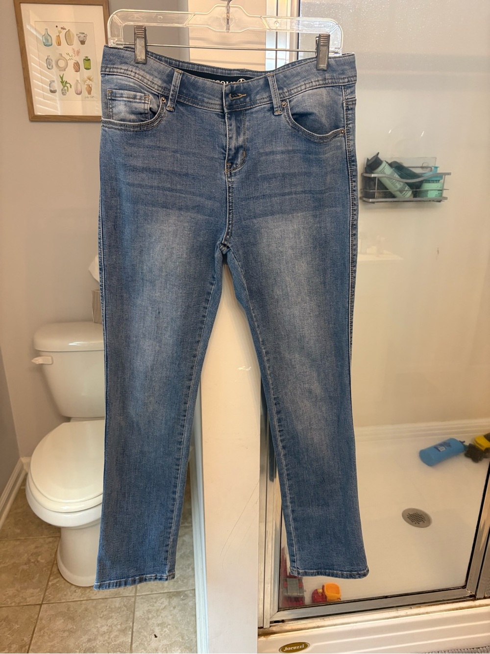 Lincoln Outfitters Women's Size 10 Stretch Skinny Jeans Medium Wash Blue Denim